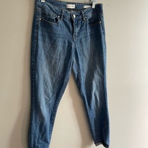 Womens cropped skinny Jean